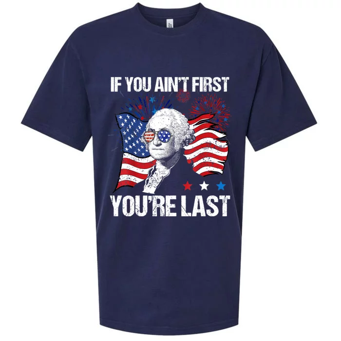 If You Aint First Youre Last Sueded Cloud Jersey T-Shirt