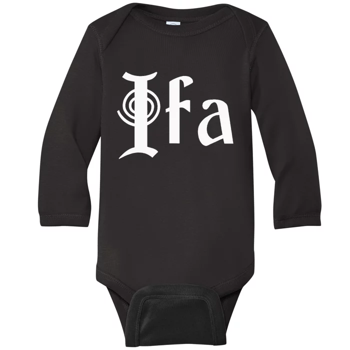 Ifa Yoruba African Expressions Spirituality Culture Baby Long Sleeve Bodysuit