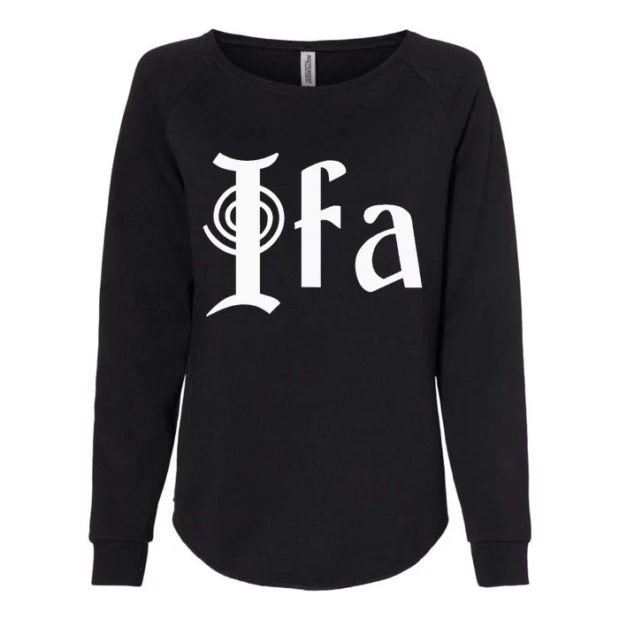 Ifa Yoruba African Expressions Spirituality Culture Womens California Wash Sweatshirt