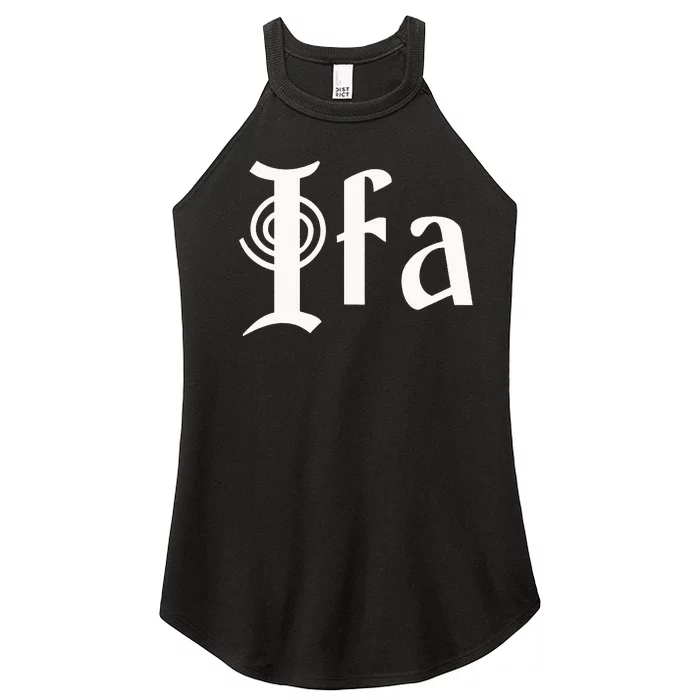 Ifa Yoruba African Expressions Spirituality Culture Women’s Perfect Tri Rocker Tank