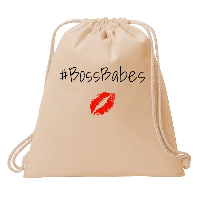 Im YoungloS Babymama #Bossbabe Drawstring Bag