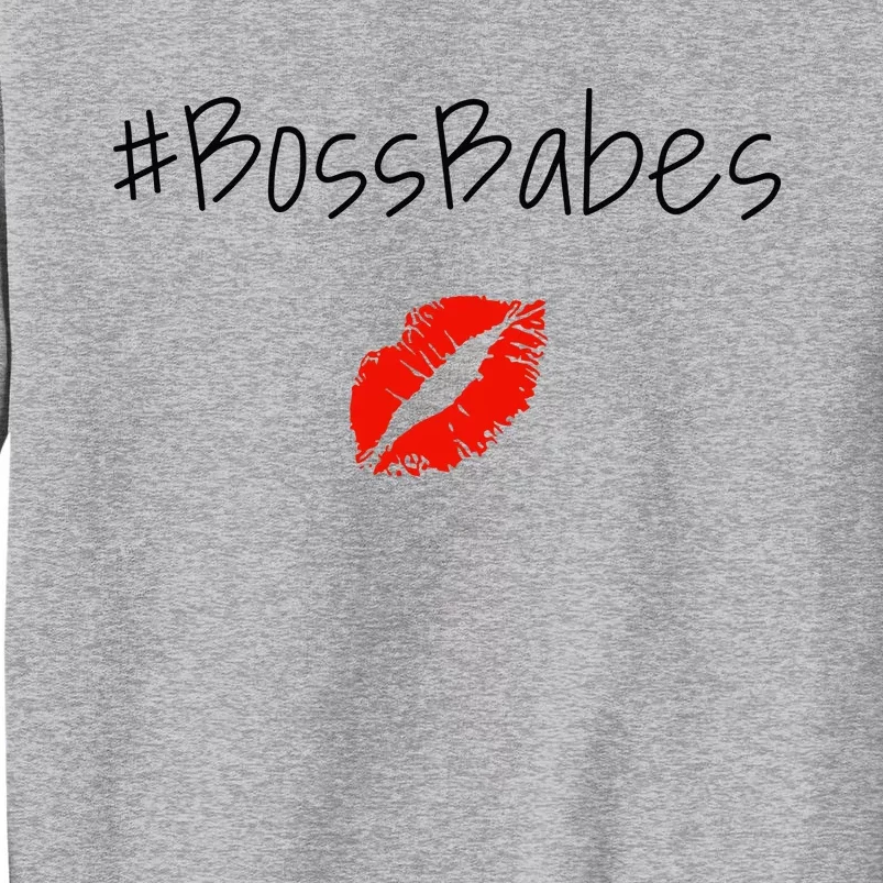 Im YoungloS Babymama #Bossbabe Tall Sweatshirt