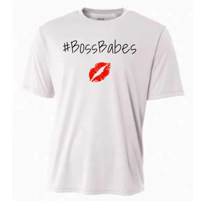 Im YoungloS Babymama #Bossbabe Cooling Performance Crew T-Shirt