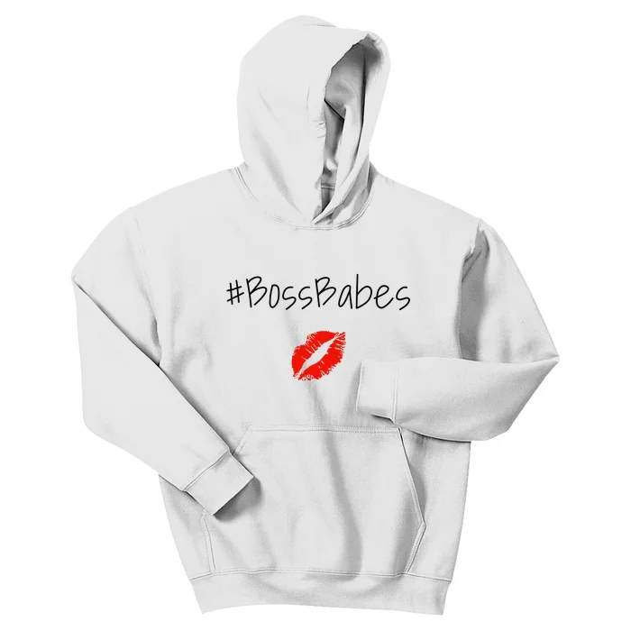 Im YoungloS Babymama #Bossbabe Kids Hoodie