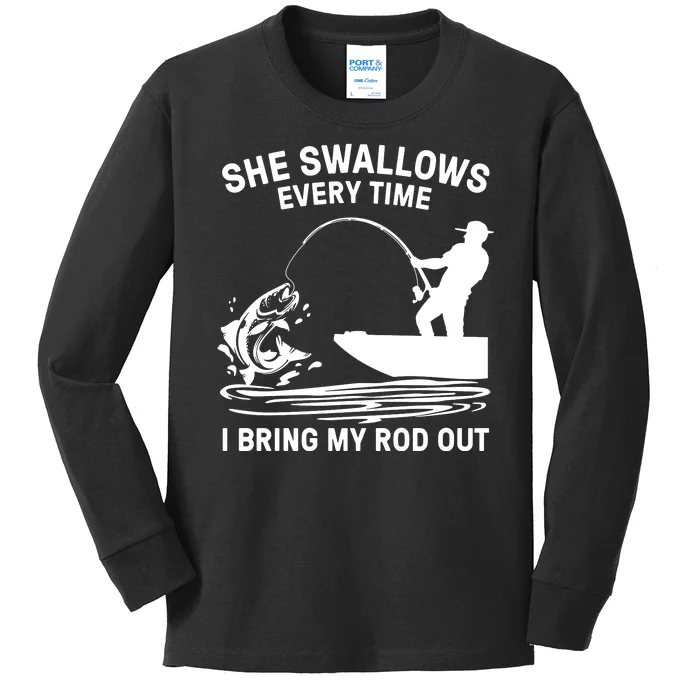 If You Can Read This You're Fishing Too Close Kids Long Sleeve Shirt