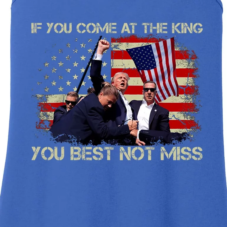 If You Come At The King You Best Not Miss Ladies Essential Tank