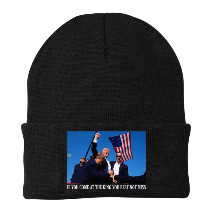 If You Come At The King You Best Not Miss Knit Cap Winter Beanie