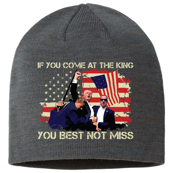 If You Come At The King You Best Not Miss 8 1/2in Sustainable Knit Beanie