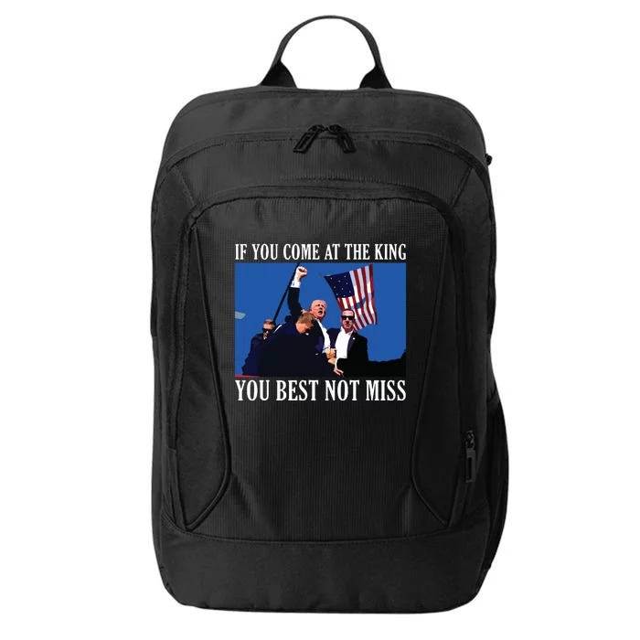 If You Come At The King You Best Not Miss City Backpack