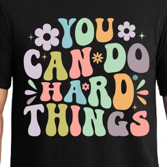 Inspirational You Can Do Hard Things Pajama Set