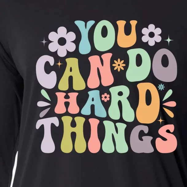 Inspirational You Can Do Hard Things Cooling Performance Long Sleeve Crew