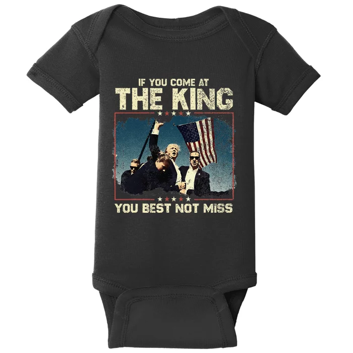 If You Come At The King You Best Not Miss Baby Bodysuit