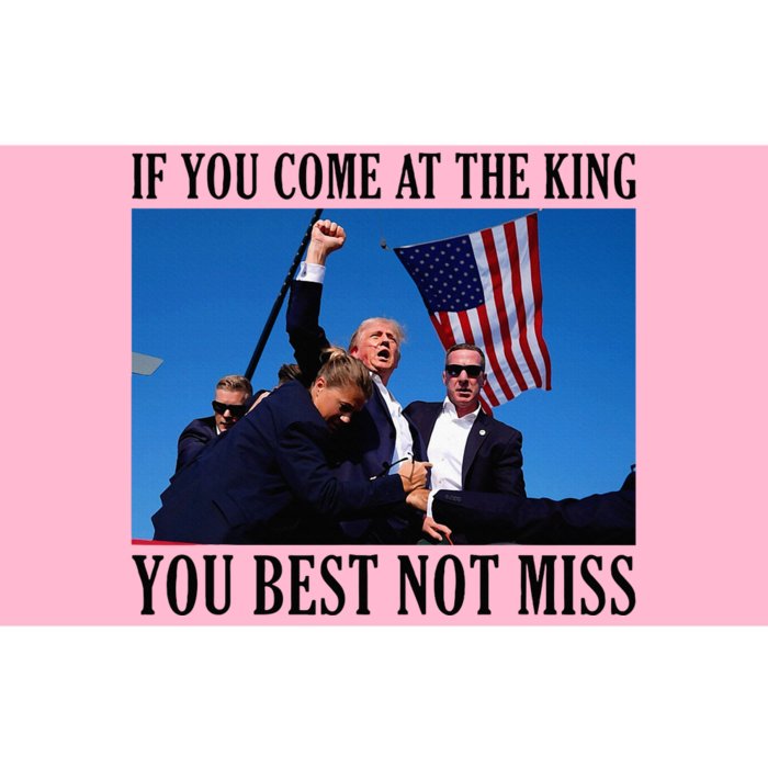 If You Come At The King You Best Not Miss Bumper Sticker