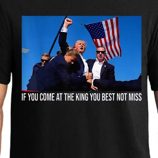 If You Come At The King You Best Not Miss Trump Pajama Set