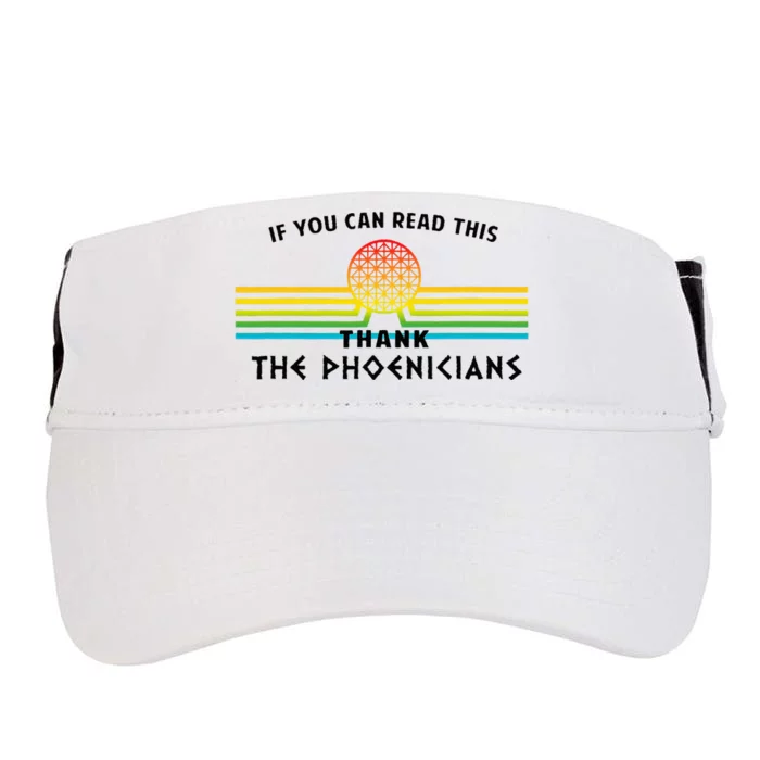 If You Can Read This Thank Phoenicians Reading Adult Drive Performance Visor