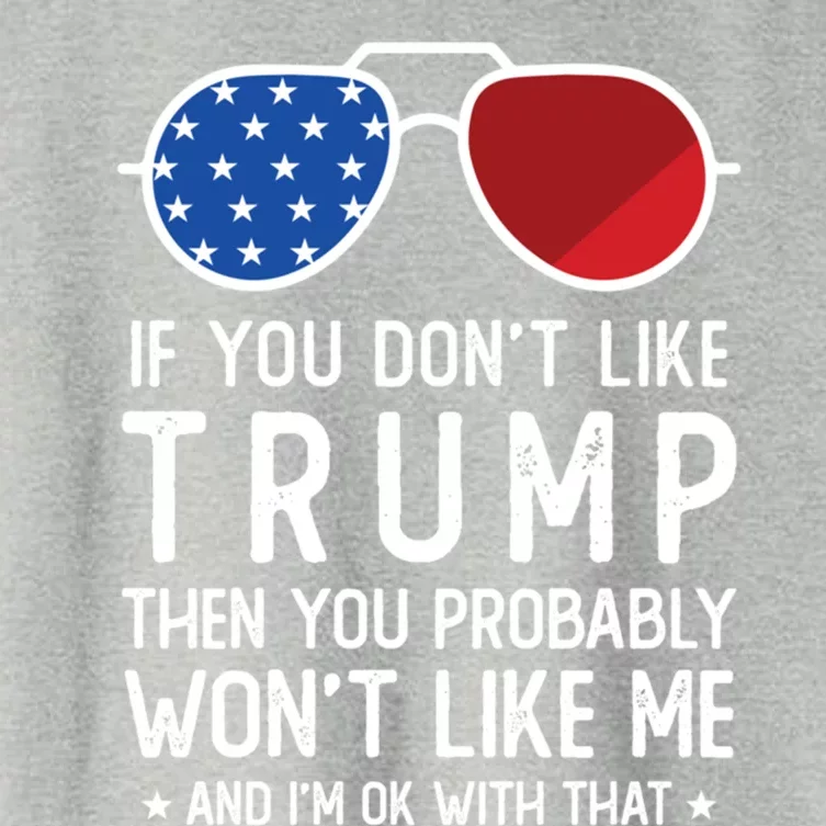 If You DonT Like Trump Funny Donald Trump 2024 Election Gift Women's Crop Top Tee