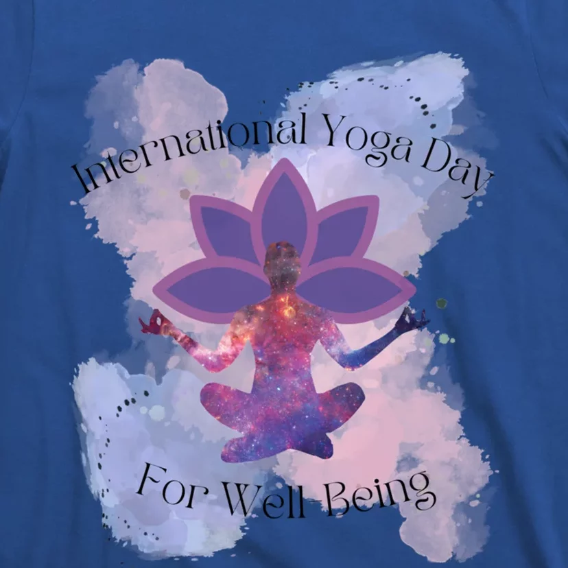 International Yoga Day For Wellbeing Gift T-Shirt