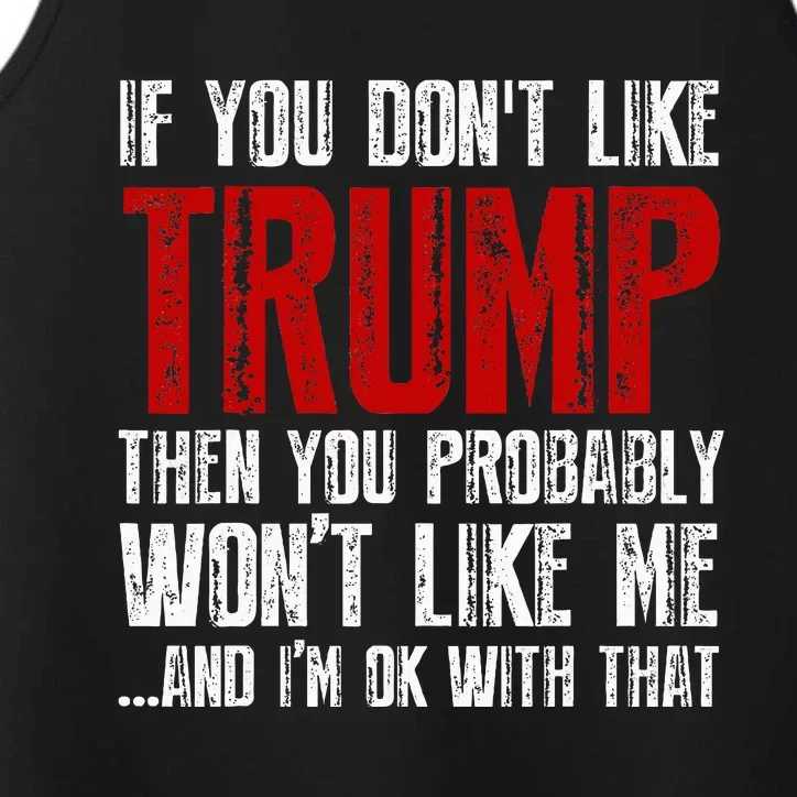 If You Dont Like Trump Performance Tank