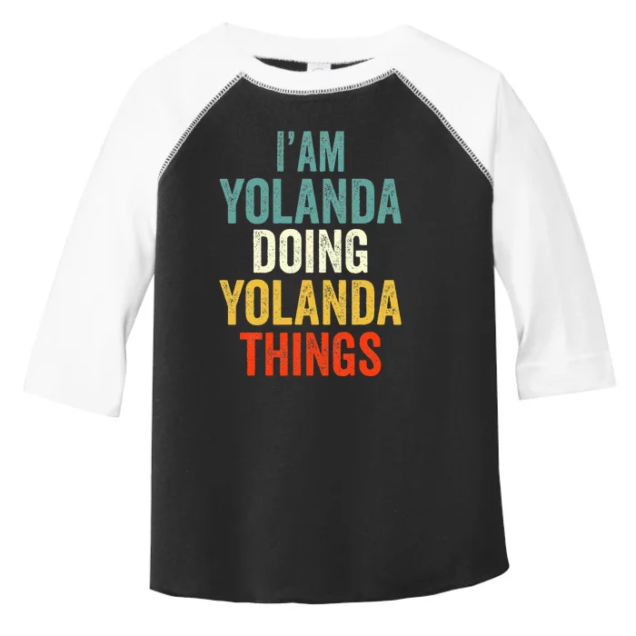 Im Yolanda Doing Yolanda Things Yolanda Personali Toddler Fine Jersey T-Shirt