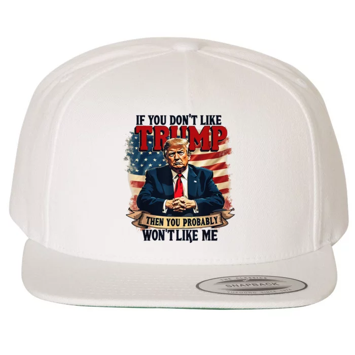 If You DonT Like Trump Then You Probably WonT Like Me Wool Snapback Cap