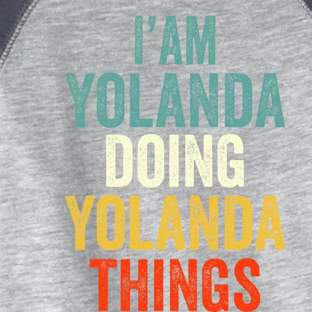 IM Yolanda Doing Yolanda Things Toddler Fine Jersey T-Shirt