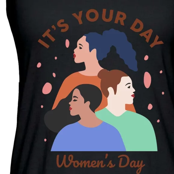 Its Your Day Ladies Essential Flowy Tank