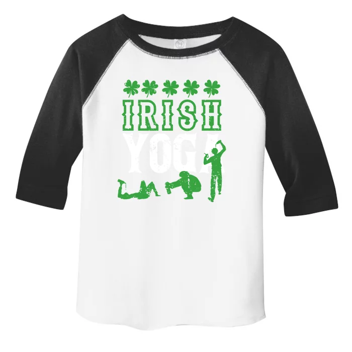 Irish Yoga Funny Saint Patricks Day Ing Team St Patty Gift Toddler Fine Jersey T-Shirt