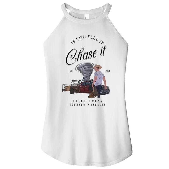 If You Feel It Chase It Women’s Perfect Tri Rocker Tank