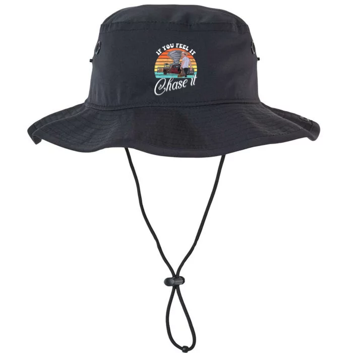 If You Feel It Chase It Vintage Design Legacy Cool Fit Booney Bucket Hat