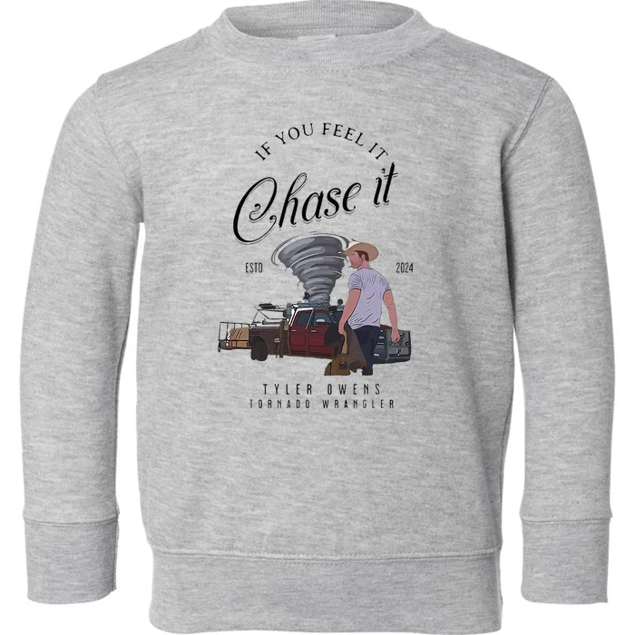 If You Feel It Chase It Toddler Sweatshirt