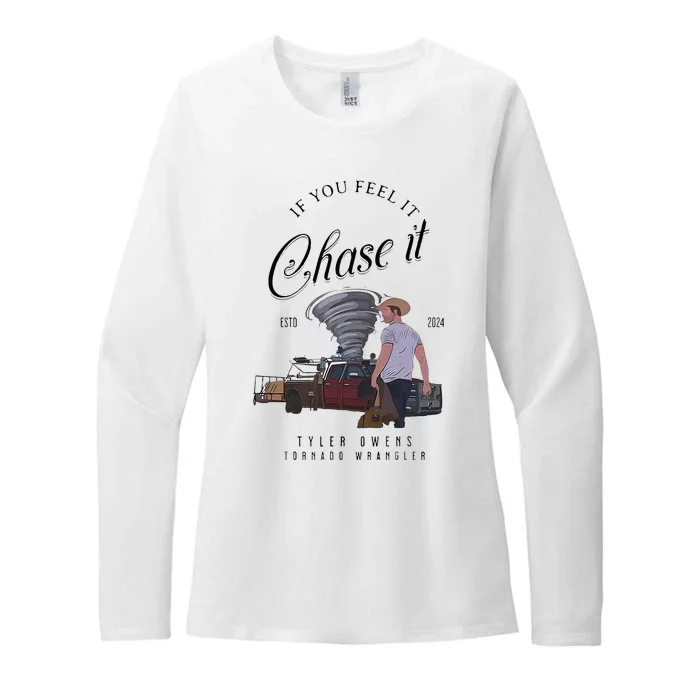 If You Feel It Chase It Womens CVC Long Sleeve Shirt