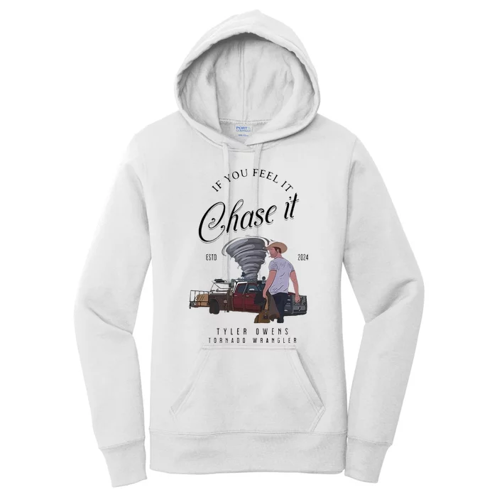 If You Feel It Chase It Women's Pullover Hoodie