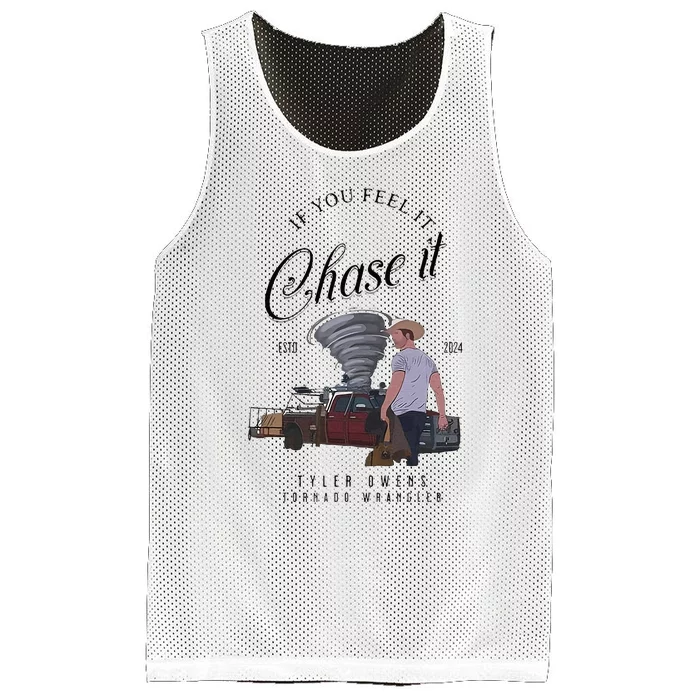 If You Feel It Chase It Mesh Reversible Basketball Jersey Tank