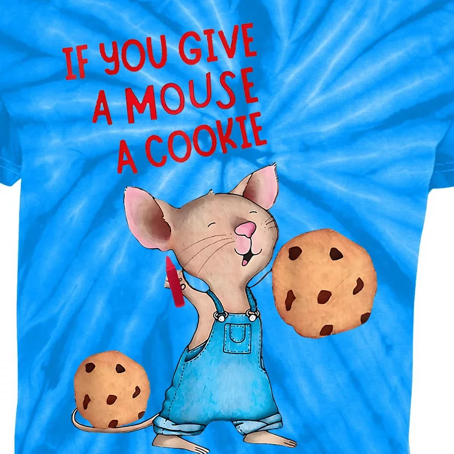 If You Give A Mouse A Cookie Costume Halloween Kids Tie-Dye T-Shirt