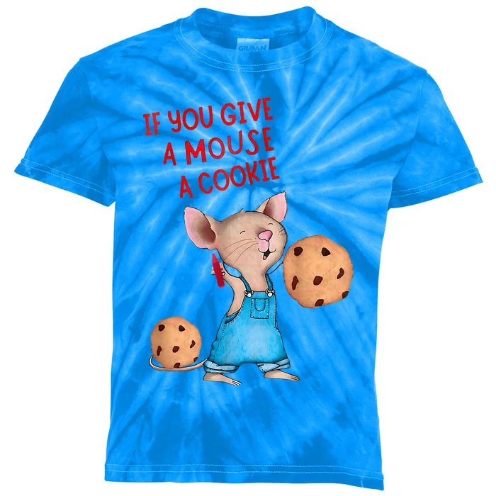 If You Give A Mouse A Cookie Costume Halloween Kids Tie-Dye T-Shirt