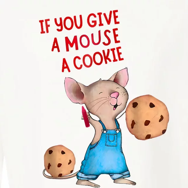 If You Give A Mouse A Cookie Cropped Pullover Crew