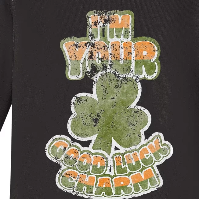 I'm Your Good Luck Charm Saint Patrick's Day Baby Long Sleeve Bodysuit