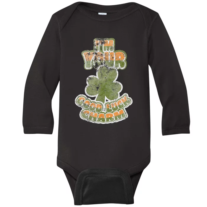 I'm Your Good Luck Charm Saint Patrick's Day Baby Long Sleeve Bodysuit