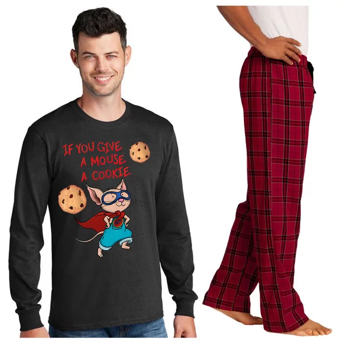 If You Give A Mouse A Cookie Hero Costume Long Sleeve Pajama Set