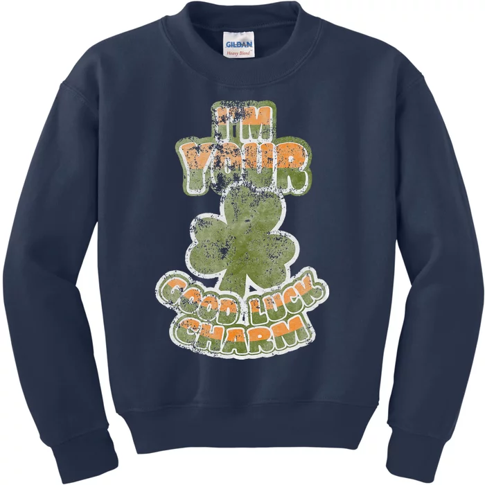 I'm Your Good Luck Charm Saint Patrick's Day Kids Sweatshirt