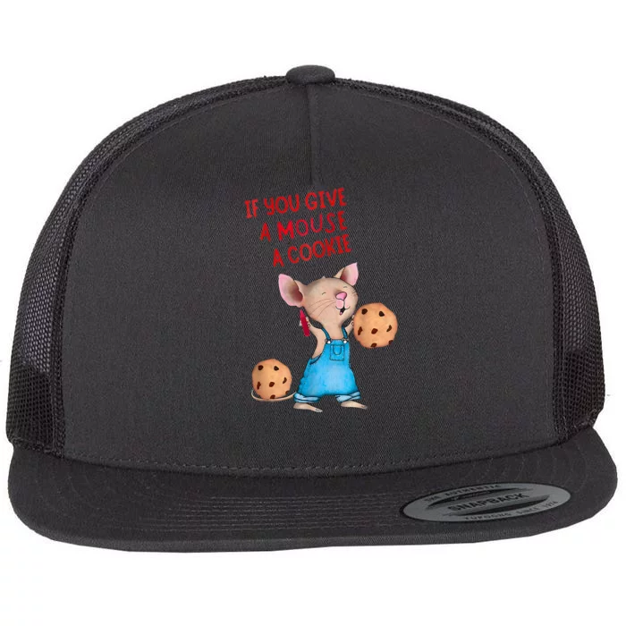 If You Give A Mouse A Cookie Costume Halloween Flat Bill Trucker Hat