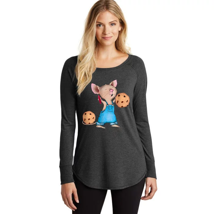 If You Give A Mouse A Cookie Costume Halloween Women's Perfect Tri Tunic Long Sleeve Shirt