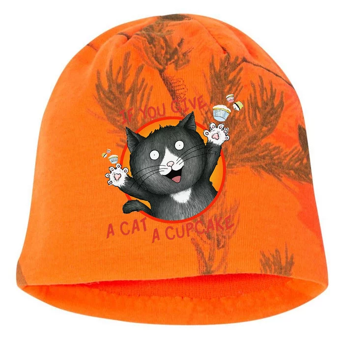 If You Give A Cat A Cupcake Kati - Camo Knit Beanie