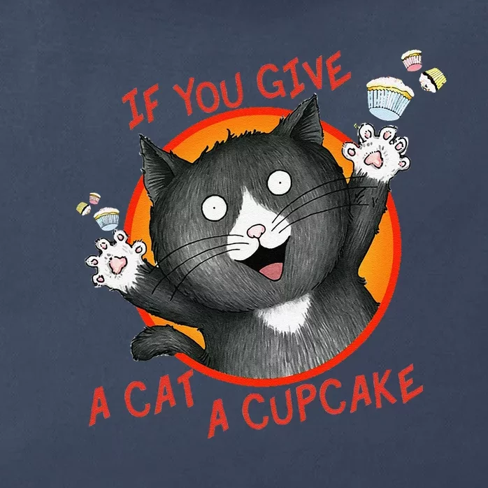 If You Give A Cat A Cupcake Zip Tote Bag