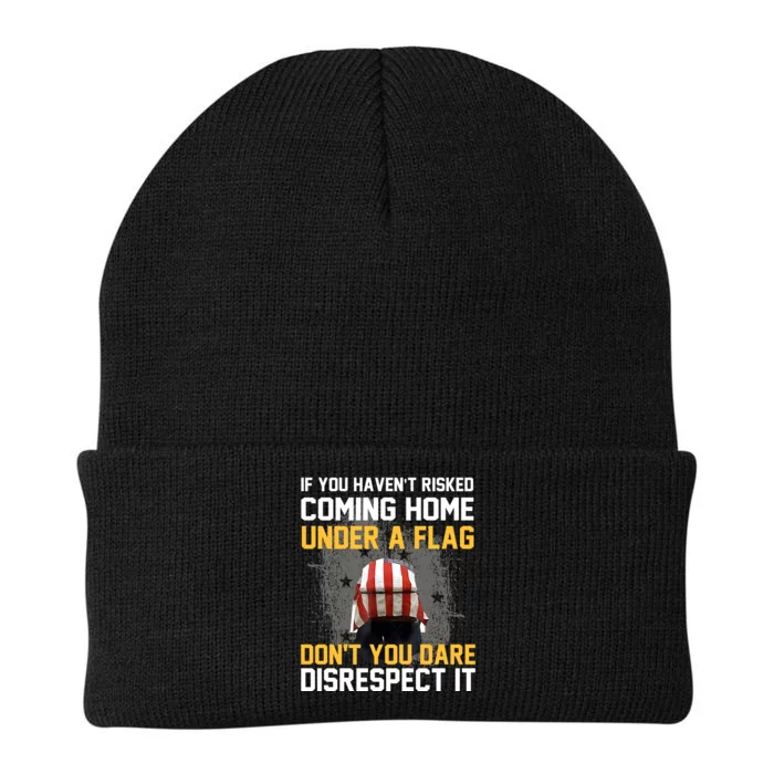 If You HavenT Risked Coming Home Under A Flag Knit Cap Winter Beanie