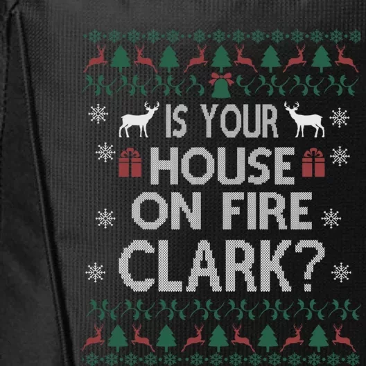 Is Your House On Fire Christmas Vacation City Backpack