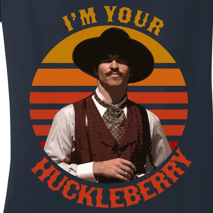 I'm Your Huckleberry Women's V-Neck T-Shirt