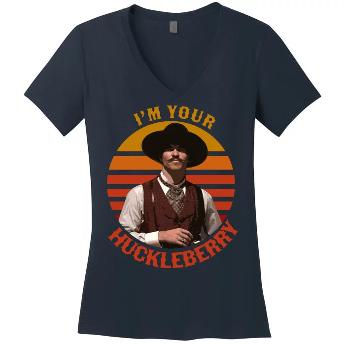 I'm Your Huckleberry Women's V-Neck T-Shirt