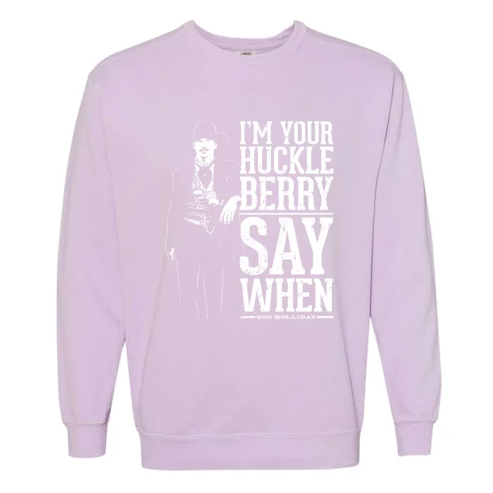 Say When, Doc Holiday Garment-Dyed Sweatshirt