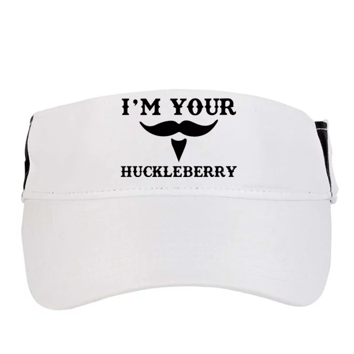 I'm Your Huckleberry Simple Design Adult Drive Performance Visor